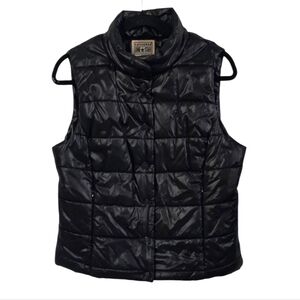 Converse Black Puffer Vest Size S/M